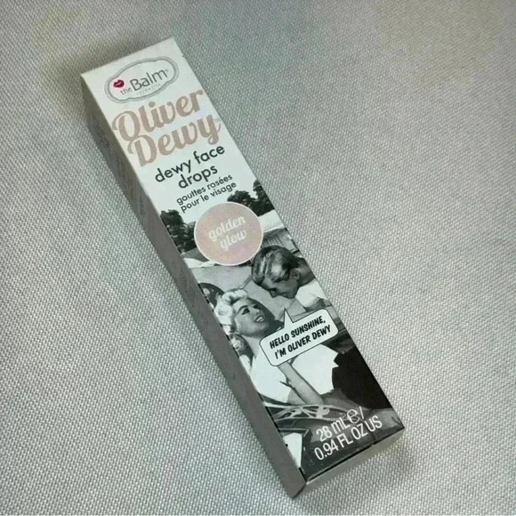 NWT The Balm Oliver Dewy Face Drops Color - Golden Glow - Picture 2 of 3
